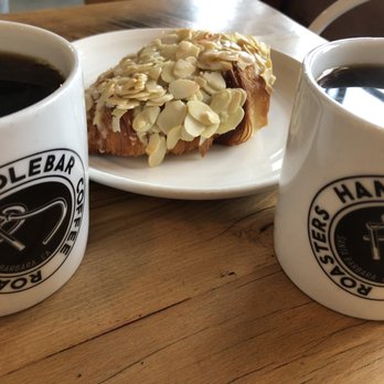 Handlebar Coffee Roasters - Coffee and almond croissant - Coffee Roasteries Near Me - Santa Barbara, California Handlebar Coffee Roasters - Coffee and almond croissant - Coffee Roasteries Near Me - Santa Barbara, California