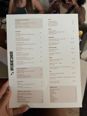 Menu photo 1 La Piscina Austin, TX Menu photo 1 La Piscina Austin, TX