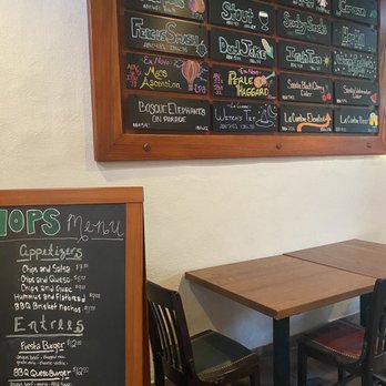 Hops Brewery - Menu boards for Beers and Burgers - Breweries Near Me - Los Ranchos de Albuquerque, New Mexico