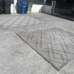 Area rugs that were super dirty from dogs