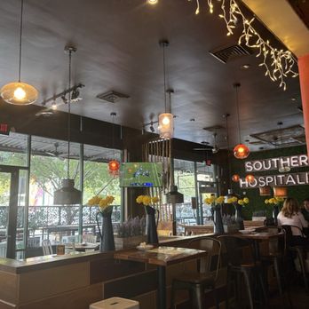 The Moonshiners Southern Table + Bar - Inside - Southern Near Me - Houston, Texas