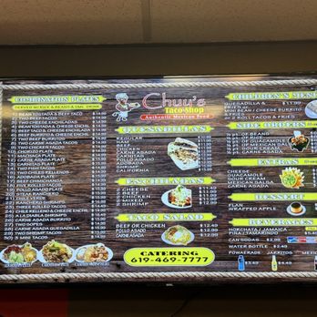 Chuy's Taco Shop - Mexican Near Me - San Diego, California
