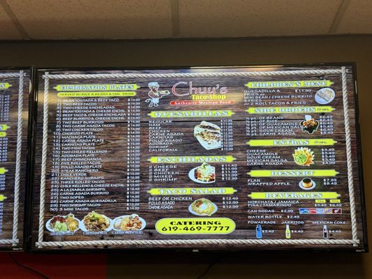 Menu photo 6 Chuy's Taco Shop San Diego, CA