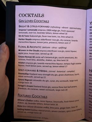 Menu photo 2 Cynara Restaurant & Lounge Olympia, WA Menu photo 2 Cynara Restaurant & Lounge Olympia, WA