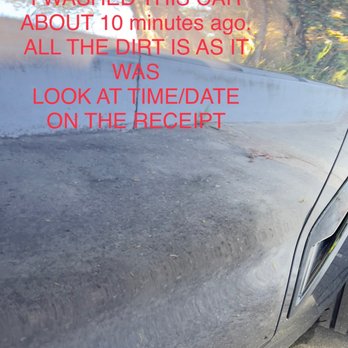 Chevron - RIP-OFF. Just WASHED THIS CAR. THE DIRT IS AS IT WAS BEFORE I PAID FOR MOST EXPENSIVE WASH THEY OFFER. TIME/DATE ON THE RECEIPT - Gas Stations Near Me - San Mateo, California Chevron - RIP-OFF. Just WASHED THIS CAR. THE DIRT IS AS IT WAS BEFORE I PAID FOR MOST EXPENSIVE WASH THEY OFFER. TIME/DATE ON THE RECEIPT - Gas Stations Near Me - San Mateo, California