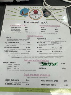 Menu photo 1 The Sweet Spot Mount Gilead, OH Menu photo 1 The Sweet Spot Mount Gilead, OH