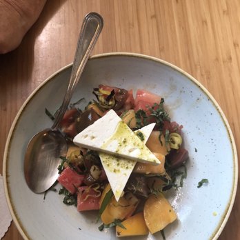 Stella's - Watermelon and tomato salad. AMAZING. - Greek Near Me - Charleston, South Carolina Stella's - Watermelon and tomato salad. AMAZING. - Greek Near Me - Charleston, South Carolina