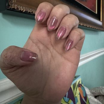 Dream Bell Nails & Spa - Cateye French manicure - Nail Salons Near Me - New York, New York