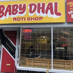 Baby Dhal Roti Shop - The store front