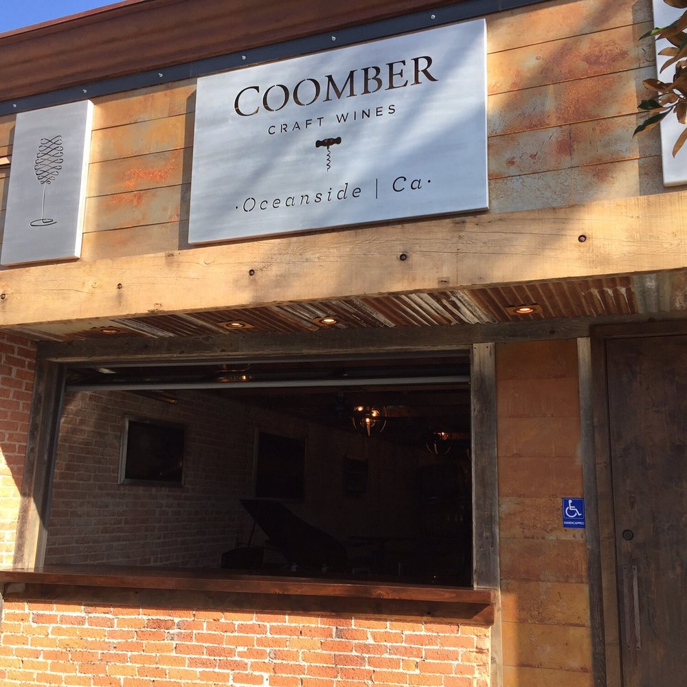 Coomber Craft Wines - Plenty of seating including this window counter that's great for people watching! - Wine Tasting Room Near Me - Oceanside, California Coomber Craft Wines - Plenty of seating including this window counter that's great for people watching! - Wine Tasting Room Near Me - Oceanside, California