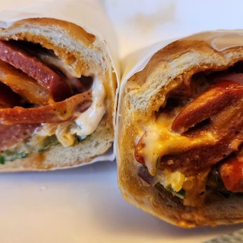 Noon Cafe - Bandari sandwich ($15.90, 4/23/23) - Pizza Near Me - Kirkland, Washington