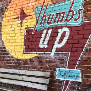 Thumbs Up Diner - Cute waiting area outside - Breakfast & Brunch Near Me - Atlanta, Georgia Thumbs Up Diner - Cute waiting area outside - Breakfast & Brunch Near Me - Atlanta, Georgia