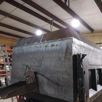 Kirkwood Welding - Back view of cement tub - Metal Fabricators Near Me