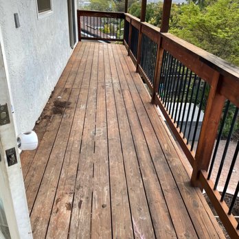 Palm Construction - Old Deck. Palm demolished this one and doubled the size of the new one - Masonry/Concrete Near Me - San Lorenzo, California