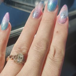 Genesis galaxy nails, done by Daisy