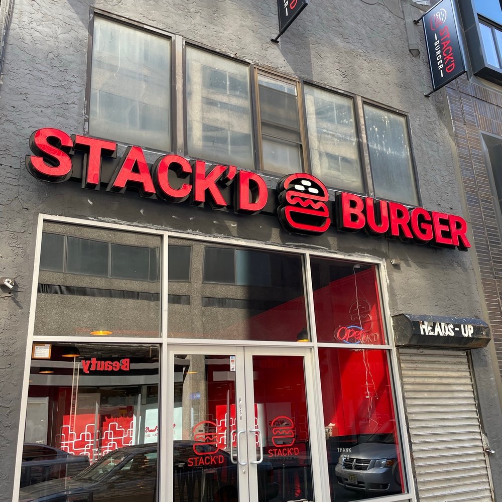 Stack'd Burger - the outside of a restaurant - Chicken Shop Near Me - Brooklyn, New York Stack'd Burger - the outside of a restaurant - Chicken Shop Near Me - Brooklyn, New York