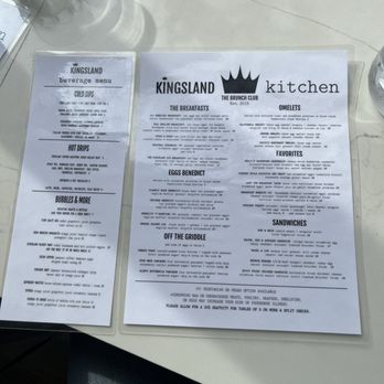 Kingsland Kitchen - menu - Breakfast & Brunch Near Me - Portland, Oregon Kingsland Kitchen - menu - Breakfast & Brunch Near Me - Portland, Oregon