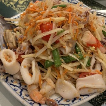 President Thai - Seafood Papaya Salad - Thai Near Me - Pasadena, California President Thai - Seafood Papaya Salad - Thai Near Me - Pasadena, California
