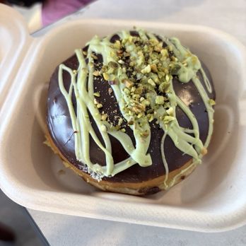 88 Donuts Bakery Cafe - Dubai chocolate and pistachio donut - Bakeries Near Me - Orlando, Florida