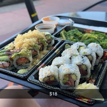 Sushi Express - Crunch & Caliente Roll (8) Tuna California (8) Seaweed Salad - Japanese Near Me - Miami Beach, Florida Sushi Express - Crunch & Caliente Roll (8) Tuna California (8) Seaweed Salad - Japanese Near Me - Miami Beach, Florida
