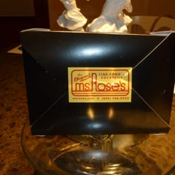 Ms. Rose's Fine Food & Cocktails - Carryout box