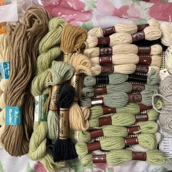 Lucky Deluxe Fabrics - Persian yarn, wool yarn, tapestry yarn - Thrift Stores Near Me - Orange, California