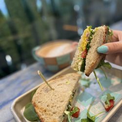 Paradeco Coffee Roasters - Had to stop in for the peppermint mocha and breakfast sandwich!!