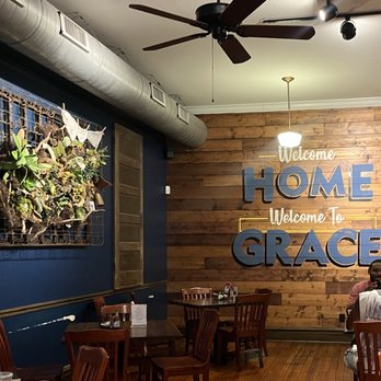 Grace Meat + Three - Back wall - Southern Near Me - St Louis, Missouri Grace Meat + Three - Back wall - Southern Near Me - St Louis, Missouri