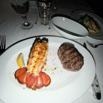 Ocean Prime - Filet Mignon (10oz)and lobster tail - Seafood Near Me - Orlando, Florida