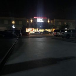 Outside epic theaters.