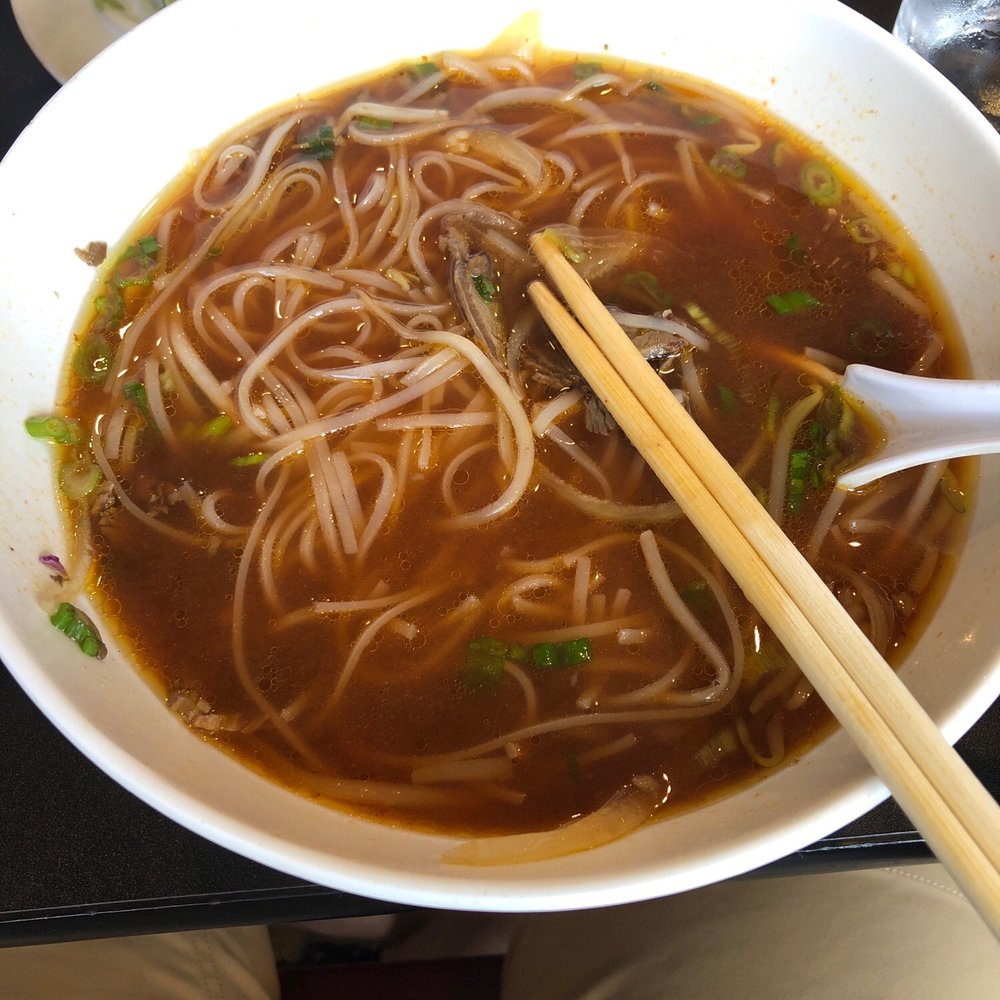 Cafe Nhan - This bowl is half gone, they come filled to the brim! - Vietnamese Near Me - Philadelphia, Pennsylvania Cafe Nhan - This bowl is half gone, they come filled to the brim! - Vietnamese Near Me - Philadelphia, Pennsylvania