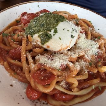 Bartolo's - Caprese Bucatini - Italian Near Me - Salt Lake City, Utah