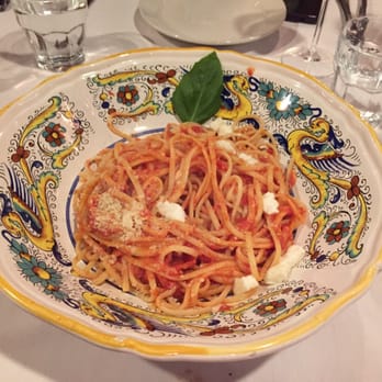 Naples 15 - Spaghetti with tomato sauce - Italian Near Me - Madison, Wisconsin