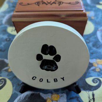 Del Paso Veterinary Clinic - Colby's Ashes and paw print. - Veterinarians Near Me - Sacramento, California Del Paso Veterinary Clinic - Colby's Ashes and paw print. - Veterinarians Near Me - Sacramento, California