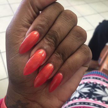 Tanya's Nails - Acrylic overlay on my natural nails and a gel polish by Lee. - Nail Salons Near Me - National City, California Tanya's Nails - Acrylic overlay on my natural nails and a gel polish by Lee. - Nail Salons Near Me - National City, California