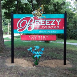 Breezy Blossoms Florist - New Road signage at Breezy Blossoms Florist!!