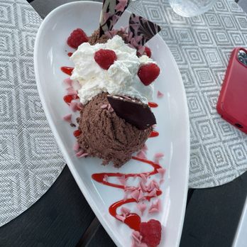 Four Marlins Oceanfront Dining - Chocolate Mousse - Seafood Near Me - Key West, Florida