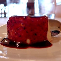 Il Pavone - Pudding with a reduction of myrtle berries