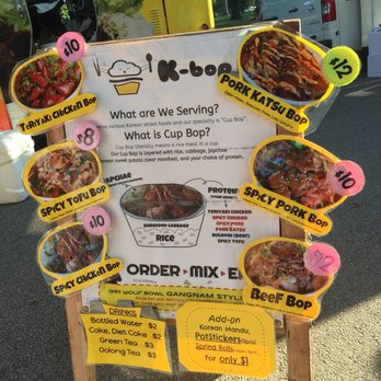 K-Bop STL - I love this menu! - Food Trucks Near Me - St Louis, Missouri K-Bop STL - I love this menu! - Food Trucks Near Me - St Louis, Missouri