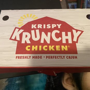 Krispy Krunchy Chicken - My 2 item combo with wedges inside - Chicken Wings Near Me - Riverside, California