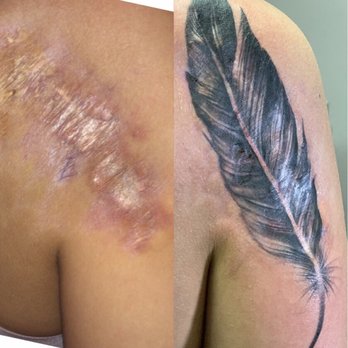 Freak's Tattoo Emporium - Tattoo over scar camouflage by Luke - Tattoo Near Me - Henderson, Nevada
