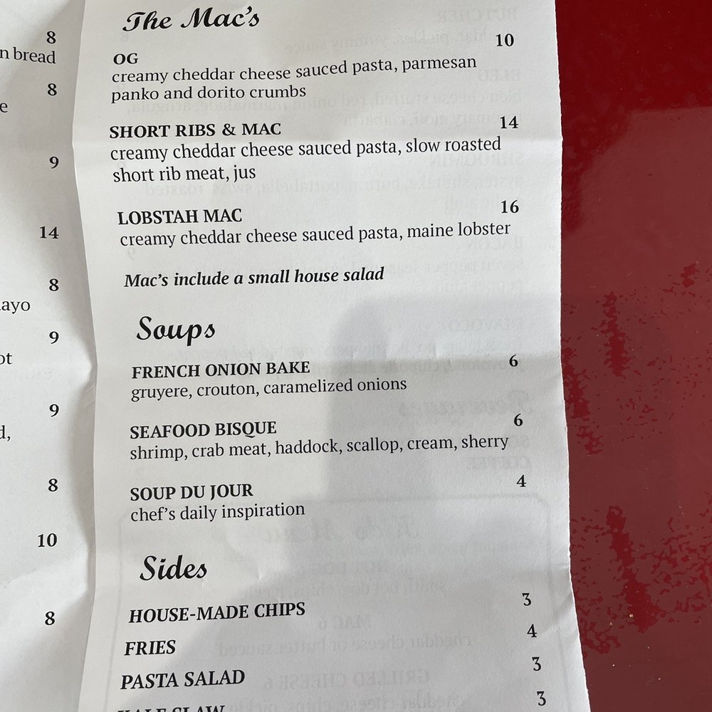 Menu Menu