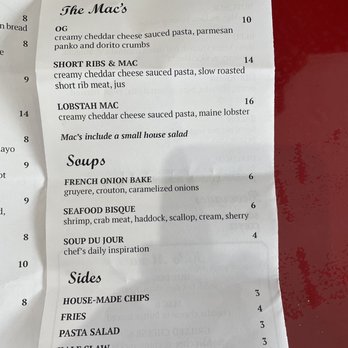 Dupers - Menu - Soup Near Me - Fredonia, New York