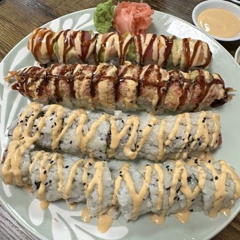 Lotho - Spicy crab roll Spicy tuna roll Dragon roll Rainbow roll - Sushi Bars Near Me - Chula Vista, California Lotho - Spicy crab roll Spicy tuna roll Dragon roll Rainbow roll - Sushi Bars Near Me - Chula Vista, California