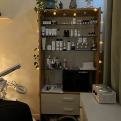 Radiant Rays - A few products used in skincare services.
