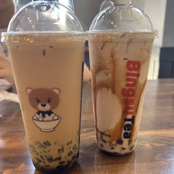 Bingsu Tea - Coffee Jelly Milk Tea / Brown Sugar Milk Tea - Bubble Tea Near Me - Sacramento, California
