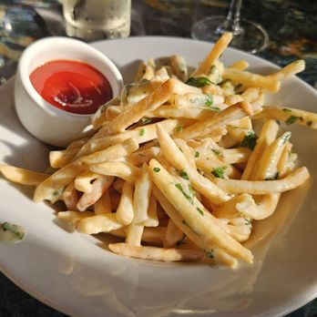 Perch - The Truffle Cheese Fries were average and slightly soggy. - Lounges Near Me - Los Angeles, California
