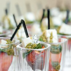 Horbox Catering - Blue cheese and Strawberry appetizers