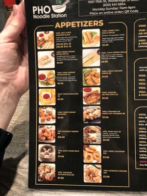Menu photo 8 Pho Noodle Station Woodridge, IL