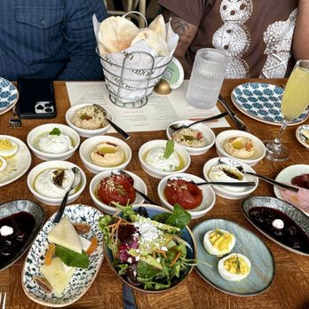 Agora Tysons - All the starters! - Mediterranean Near Me - Tysons, Virginia